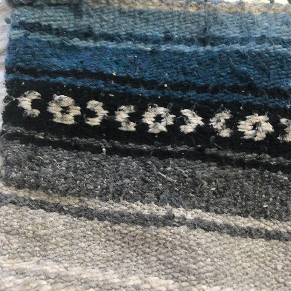 Striped Multicolor Colorful Knit Baja Purse Bag - Picture 9 of 12